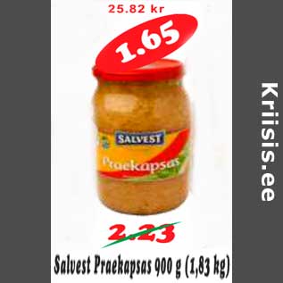 Allahindlus - Salvest Praekapsas 900 g