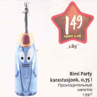 Allahindlus - Rimi Party karastusjook, 0,75 l