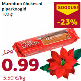 Allahindlus - Marmiton õhukesed piparkoogid 180 g