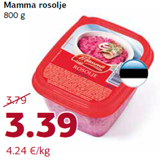 Allahindlus - Mamma rosolje 800 g