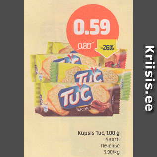 Allahindlus - Küpsis Tuc, 100 g