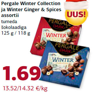 Allahindlus - Pergale Winter Collection ja Winter Ginger & Spices assortii