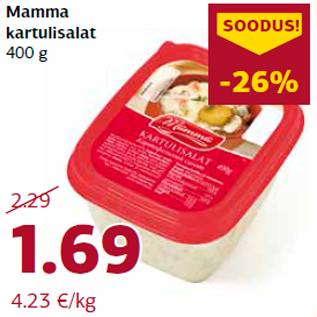 Allahindlus - Mamma kartulisalat 400 g