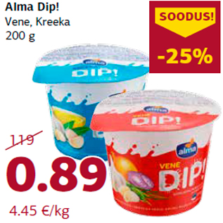 Allahindlus - Alma Dip!