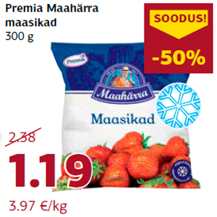 Allahindlus - Premia Maahärra maasikad 300 g