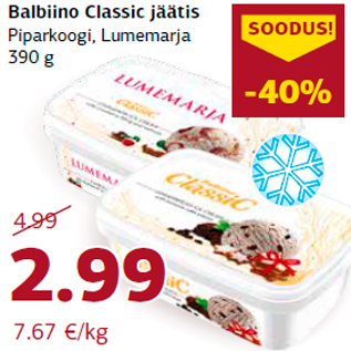 Allahindlus - Balbiino Classic jäätis