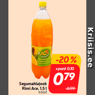 Allahindlus - Segumahlajook Rimi Ace, 1,5 l