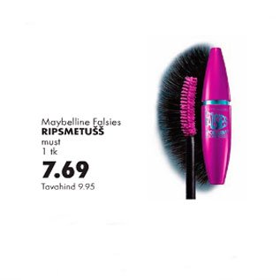 Allahindlus - Maybelline Falsies ripsmetušš must