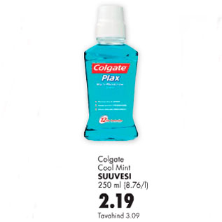 Allahindlus - Colgate Cool Mint suuvesi