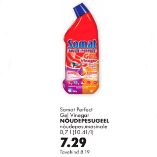 Allahindlus - Somat Perfect Gel Vinegar nõudepesugeel