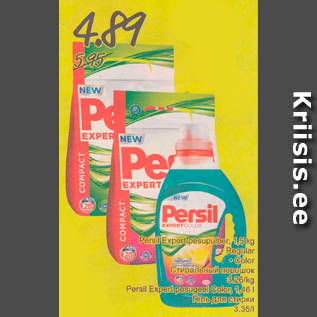 Allahindlus - Persil Ekspert pesupulber, 1,5 kg .Regular .Color; Persil Ekspert pesugeel Color 1,46 l