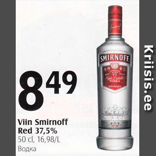 Allahindlus - Viin Smirnoff Red