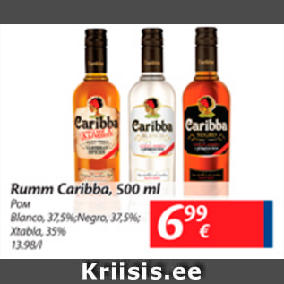 Allahindlus - Rumm Caribba, 500 ml