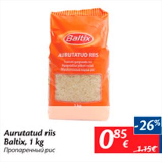 Allahindlus - Aurutatud riis Baltix, 1 kg