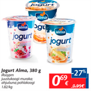 Allahindlus - Jogurt Alma, 380 g