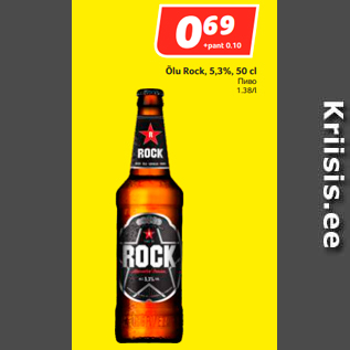 Allahindlus - Õlu Rock, 5,3%, 50 c