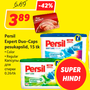 Allahindlus - Persil Expert Duo-Caps pesukapslid, 15 tk