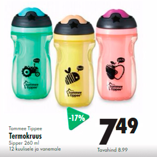 Allahindlus - Tommee Tippee Termokruus