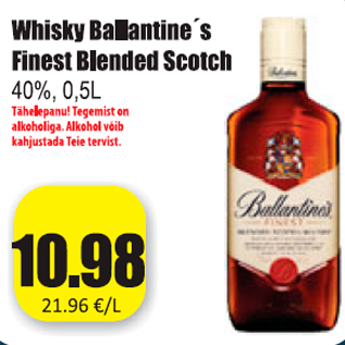 Allahindlus - Whisky Ballantine