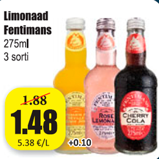 Allahindlus - Limonaad Fentimans