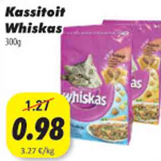 Allahindlus - Kassitoit Whiskas, 300g