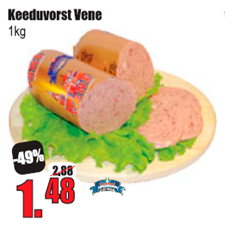 Allahindlus - Keeduvorst Vene 1 kg