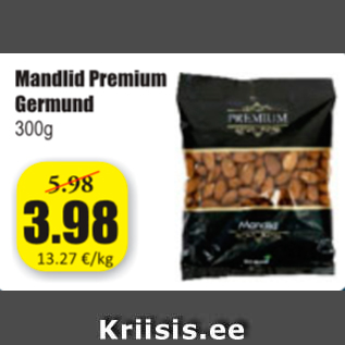 Allahindlus - Mandlid Premium Germund 300 g