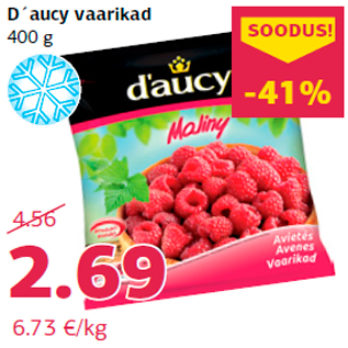 Allahindlus - D´aucy vaarikad 400 g