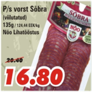 Allahindlus - P/s vorst Sõbra