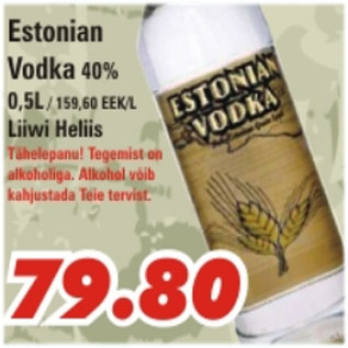 Allahindlus - Estonian Vodka