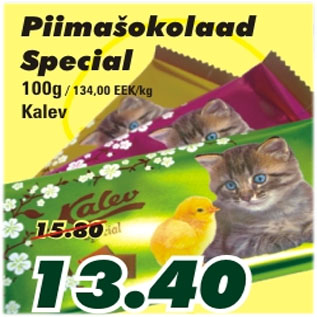 Allahindlus - Piimašokolaad Special