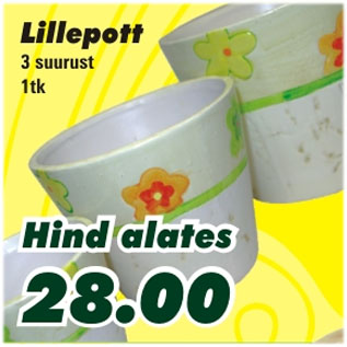 Allahindlus - Lillepott