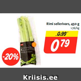 Allahindlus - Rimi sellerivars, 450 g