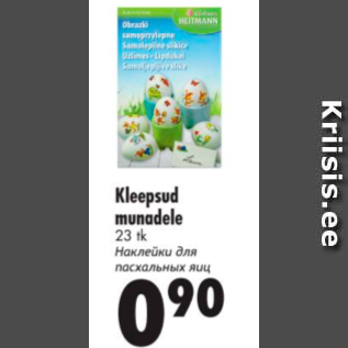 Allahindlus - Kleepsud munadele 23 tk