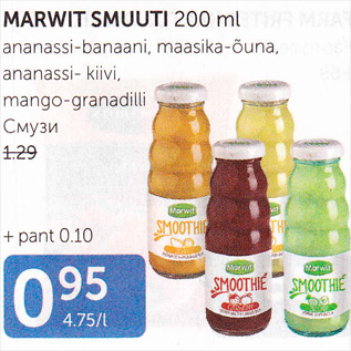 Allahindlus - MARWIT SMUUTI 200 ML