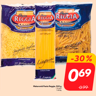 Allahindlus - Makaronid Pasta Reggia, 500 g