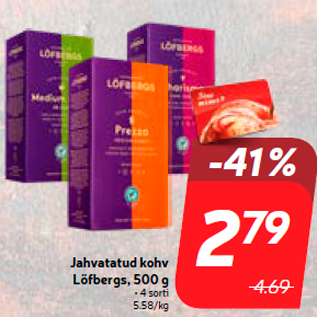 Allahindlus - Jahvatatud kohv Löfbergs, 500 g