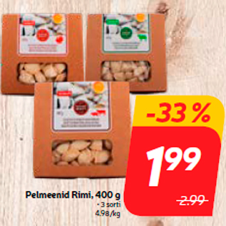 Allahindlus - Pelmeenid Rimi, 400 g