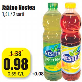 Allahindlus - Jäätee Nestea