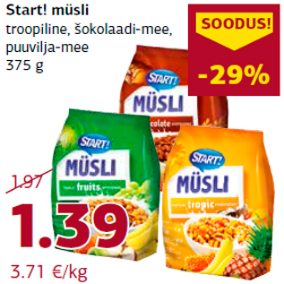 Allahindlus - Start! müsli