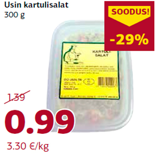 Allahindlus - Usin kartulisalat 300 g