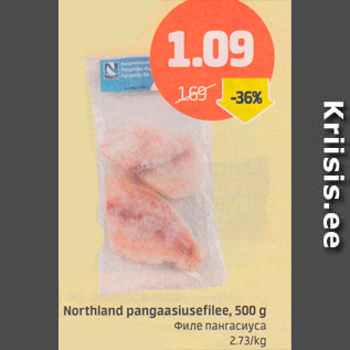 Allahindlus - Northland pangasiusefilee, 500 g