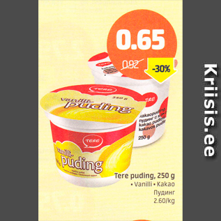 Allahindlus - Tere pudind, 250 g