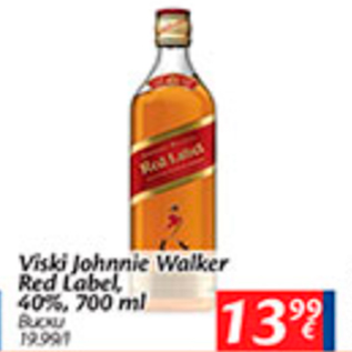 Allahindlus - Viski Johnnie walker Red Label