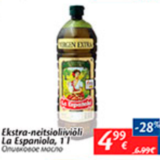 Allahindlus - Ekstra-neitsioliiviõli La Espaniola, 1 l