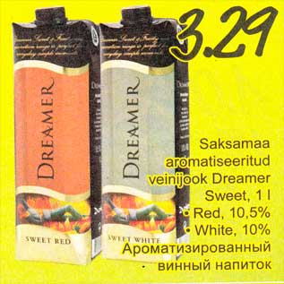 Allahindlus - Saksamaa aromatiseeritud veinijook Dreamer Sweet, 1 l