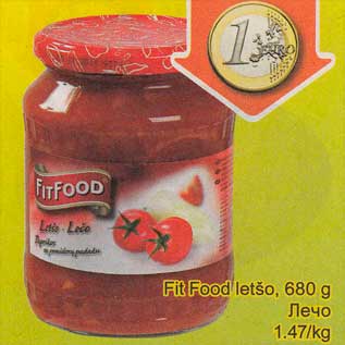 Allahindlus - Fit Food letšo, 680 g