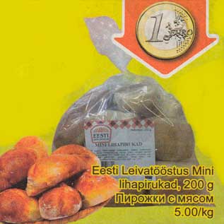 Allahindlus - Eesti Leivatööstus Mini lihapiirukad, 200 g