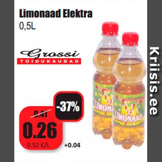 Allahindlus - Limonaad Elektra 0,5L