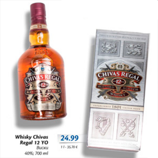 Allahindlus - Whisky Chivas Regal 12YO